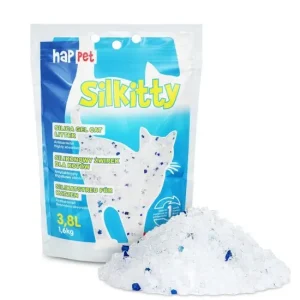 Zamów teraz Happet Żwirek silikonowy Silkitty 3,8 L – skuteczny i ekologiczny dla kota